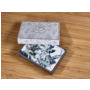 Комплект постельного белья Cleo Орнамент на сером фоне сатин евро макси