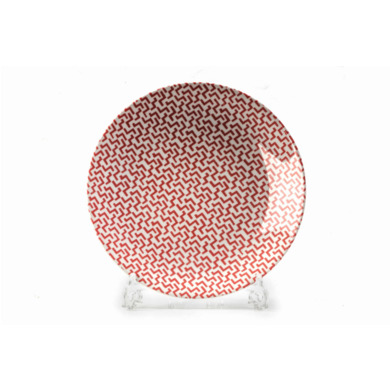 Тарелка "Розовый лабиринт" 27 см
