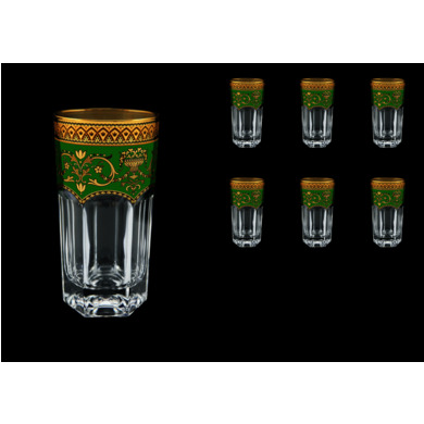 Набор стаканов "Провенза Люксус зеленый" 370 мл 6 шт