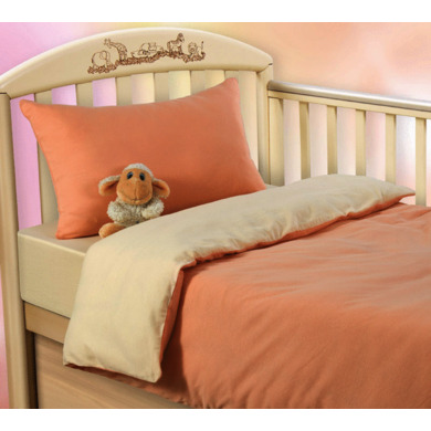 Комплект постельного белья Текс-Дизайн "Нежный персик" трикотаж, детский
