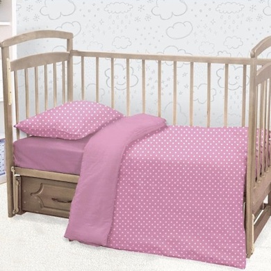 Комплект детского постельного белья Этель "Розовые сны" поплин, детский