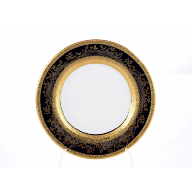 Набор тарелок "Constanza Cobalt Gold 9320" 17 см 6 шт