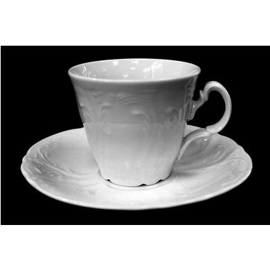 Набор для чая "Бернадот 0000" (чашка 200 мл + блюдце) на 6 персон 12 предметов (высокие)