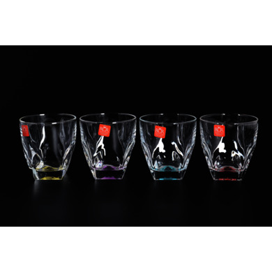 Набор цветных стаканов "Цветные RCR" 320 мл 4 шт