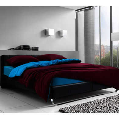 Комплект постельного белья Текс-Дизайн "Ледяной гранат" трикотаж, двуспальный евро
