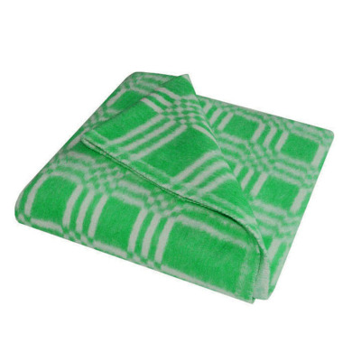Одеяло байковое Ермолино 100х140 см (зеленое)