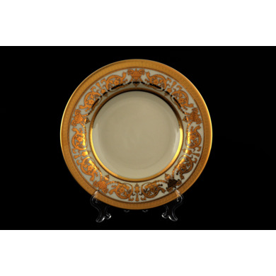 Набор глубоких тарелок "Constanza Cream Imperial Gold" 22 см. 6 шт.