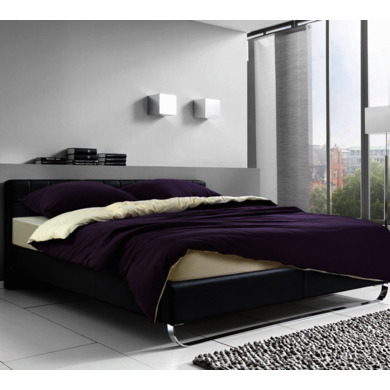 Комплект постельного белья Текс-Дизайн "Спелый баклажан" трикотаж, двуспальный