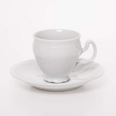 Набор для кофе "Бернадот 0000" (чашка 115 мл. + блюдце) на 6 персон 12 предметов