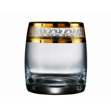 Набор стаканов для виски "Идеал Золотой лист" 290 мл 6 шт