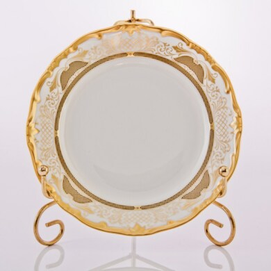 Набор тарелок "Симфония золотая 427" 15 см. 6 шт.