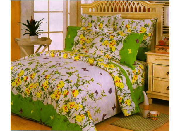 Комплект постельного белья Сайлид A-63 (зеленый) поплин сем