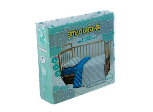 Комплект детского постельного белья Этель Голубая мечта поплин детский