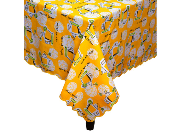 Скатерть JCSilva Limoes yellow 150x250 см