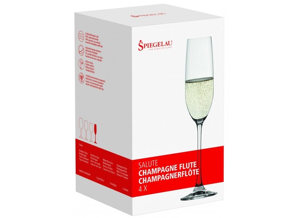 Набор бокалов для шампанского Салют 210 мл 4 шт