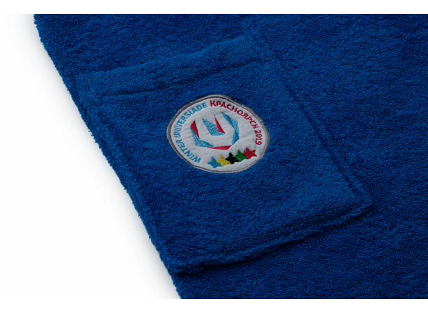 Набор для сауны Universiade Logo Krasnoyarsk 2019 (синий)