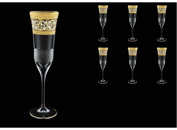 Набор фужеров для шампанского Allegro Fiesole 170 мл 6 шт