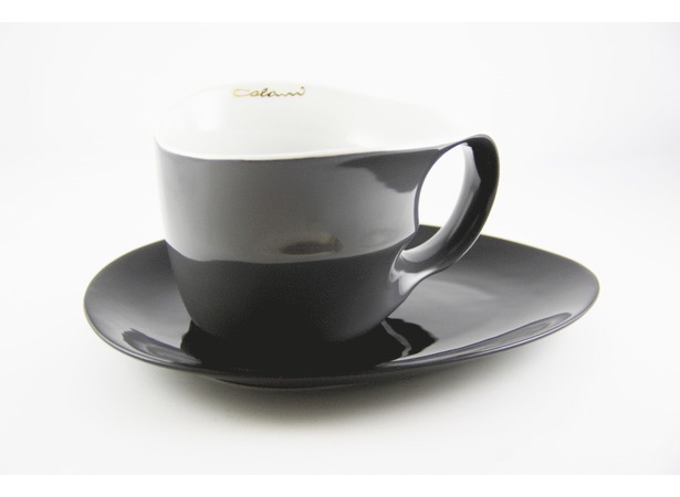Набор для чая Colani (чашка 450 мл + блюдце) черный