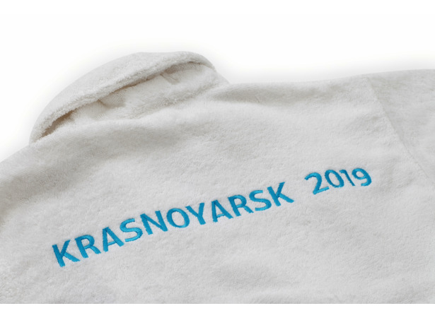 Халат Universiade Krasnoyarsk 2019 разм S-M