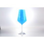 Набор бокалов для вина Sandra Tinsel 550 мл 6 шт (голубой)