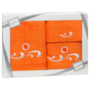 Комплект полотенец Valentini Fantasy (оранжевый) 30х50 см 50х100 см 70х140 см 3 шт