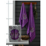 Набор махровых полотенец Merzuka Papillon 50х90 см 70х140 см 2 шт (фиолетовый)