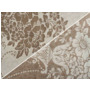 Покрывало Cleo Жаккард кремово-бежевое с цветами 150х210 см