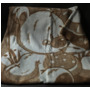 Одеяло байковое Vladi Медвежонок 100х140 см (бело-бежевое)