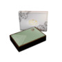 Комплект постельного белья Cleo Bamboo Satin с вышивкой (персиковый) евро макси