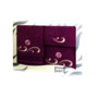 Комплект полотенец Valentini Fantasy (лиловый) 30х50 см 50х100 см 70х140 см 3 шт